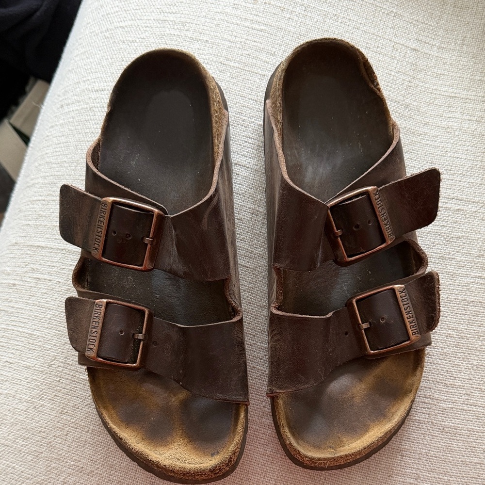 Birkenstock Arizona Dark Brown Sandals - 37